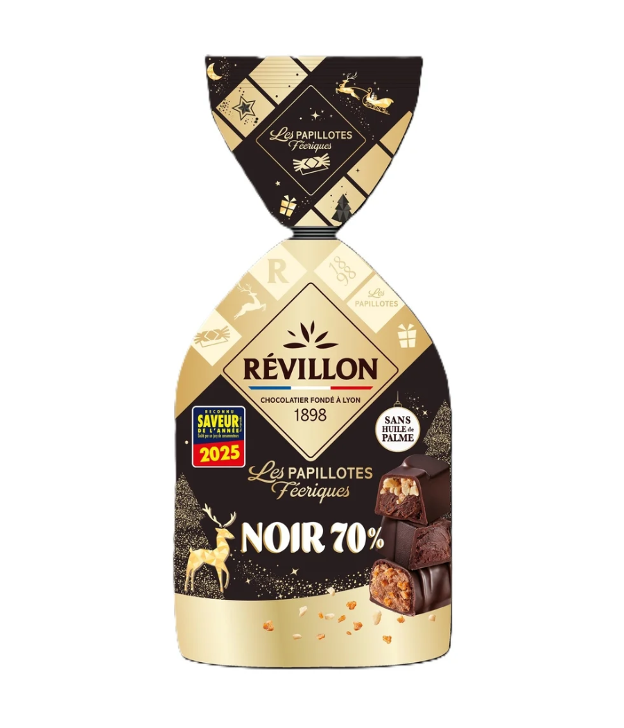 LES PAPILLOTES FEERIQUES NOIR REVILLON 360G