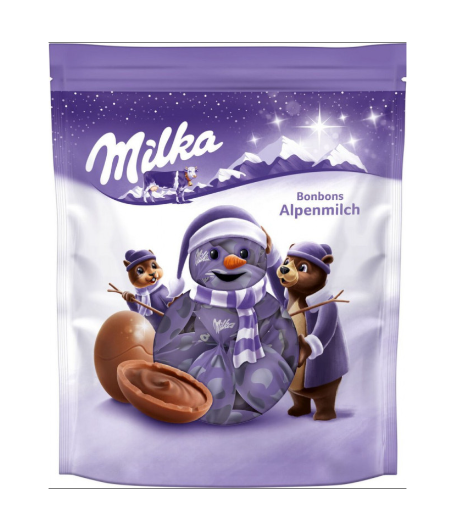 MILKA BONBONS AU LAIT DU PAYS ALPIN 86 G