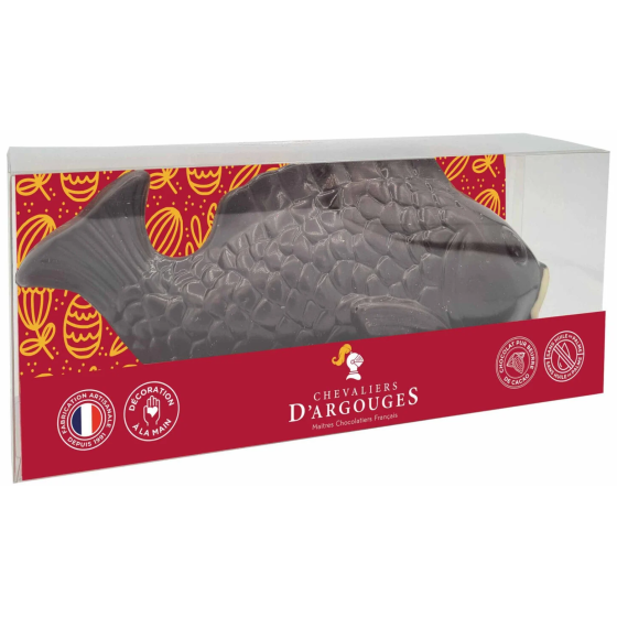 POISSON EN CHOCOLAT NOIR CHEVALIER D'ARGOUGES 175G