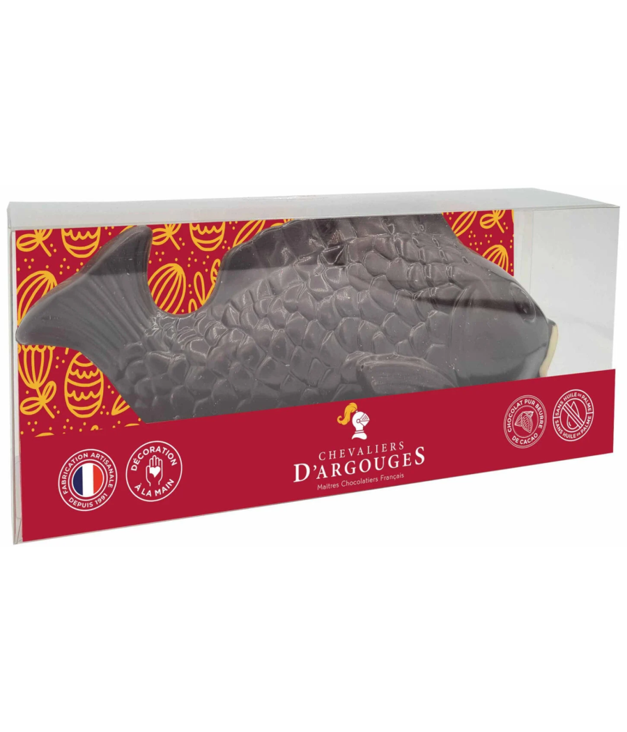 POISSON EN CHOCOLAT NOIR CHEVALIER D'ARGOUGES 175G