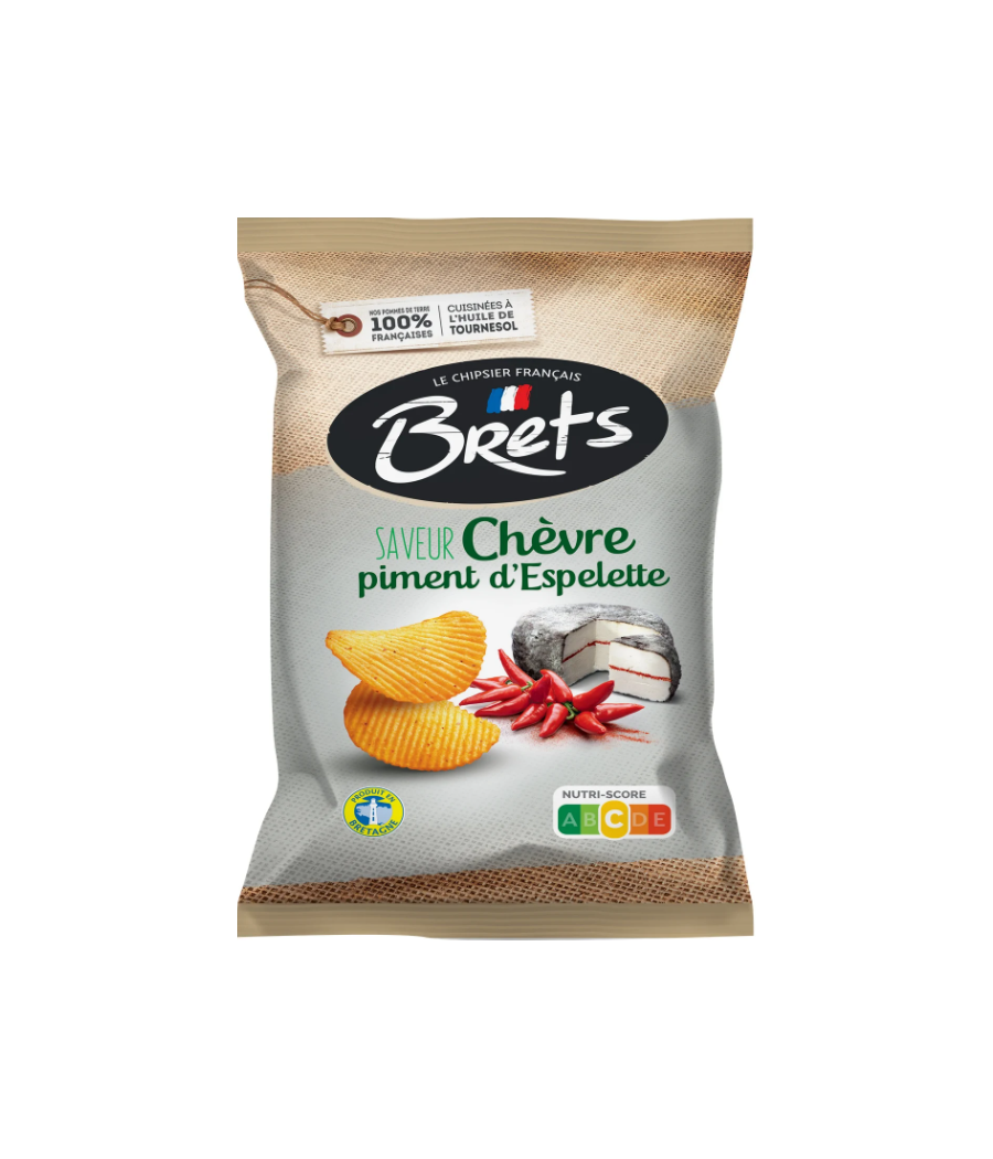CHIPS SAVEUR CHEVRE PIMENT D\'ESPELETTE 125G