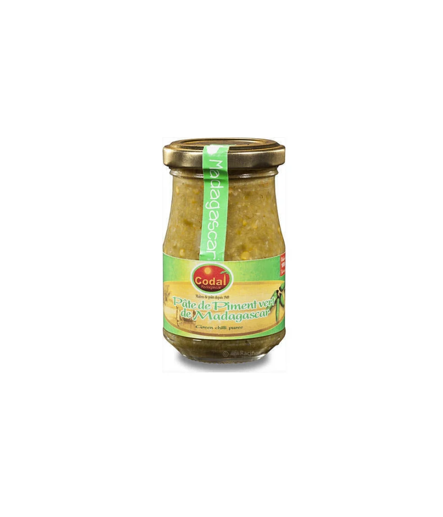 PATE DE PIMENTS VERT DE MADAGASCAR  CODAL 100G