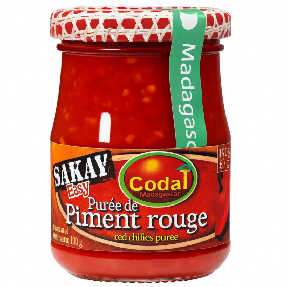 PUREE DE PIMENT ROUGE DE MADAGASCAR CODAL 100G