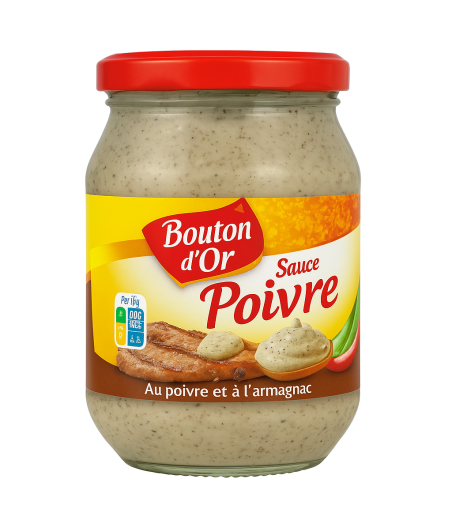 SAUCE POIVRE ET A L'ARMAGNAC  BOUTON D'OR 235G