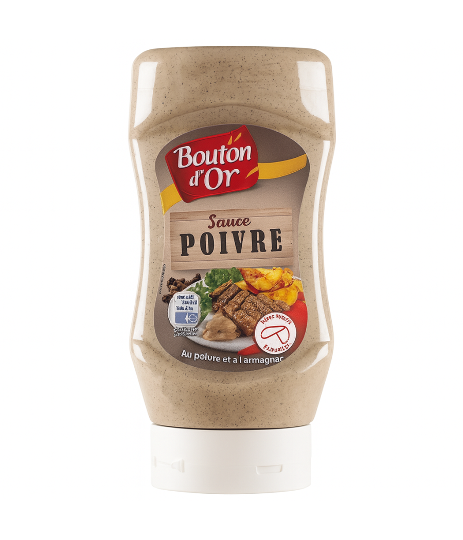 SAUCE POIVRE BOUTON D'OR  350G