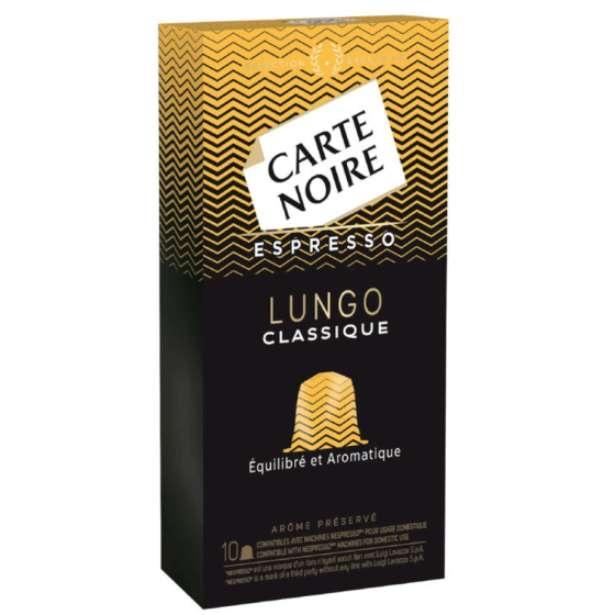 CAPSULES CARTE NOIRE  LUNGO N°6 - ESPRESSO 56G