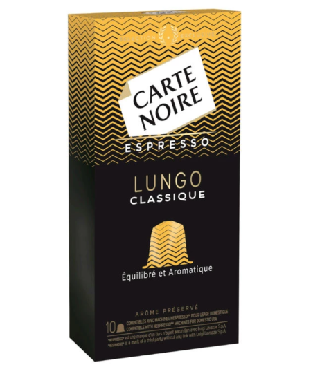 CAPSULES CARTE NOIRE  LUNGO N°6 - ESPRESSO 56G