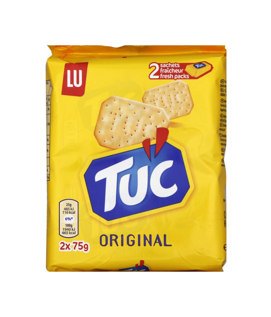 ORIGINAL 2 SACHETS DE TUC 75G 150G