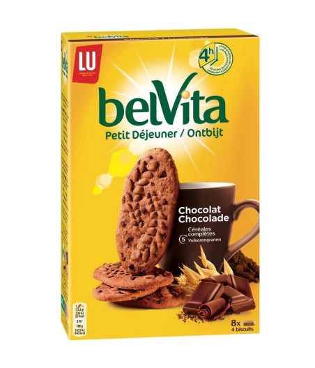 BISCUITS PETIT DEJEUNER CHOCOLAT BELVITA 400G