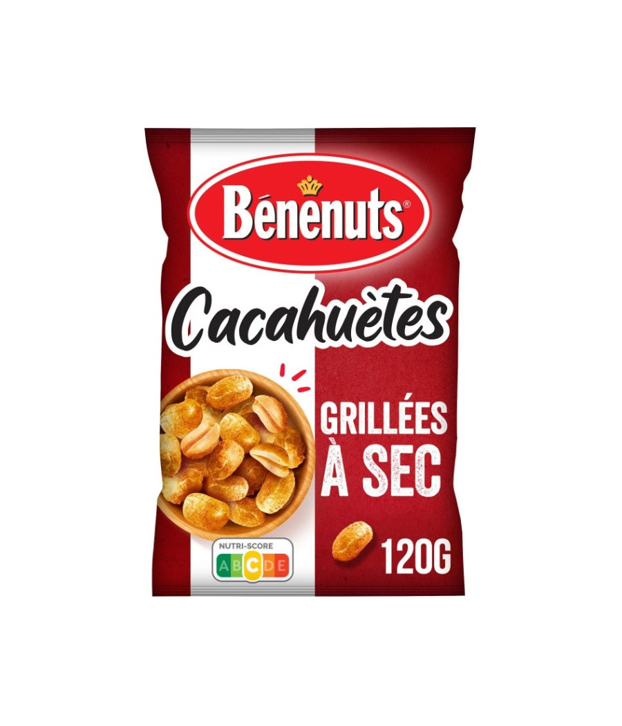 CACAHUETES GRILLEES A SEC BENENUTS 120G