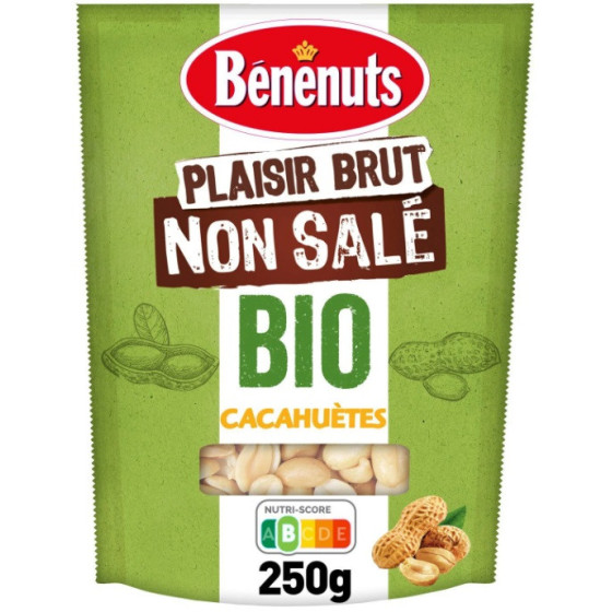 CACAHUETES PLAISIR BRUT NON SALE BIO BENENUTS 250G