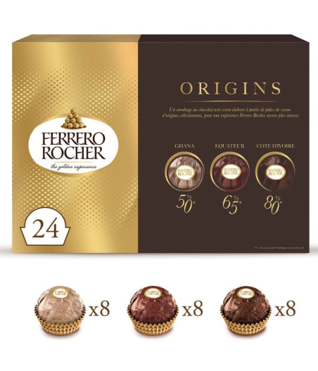 FERRERO ROCHER ORIGINS 24 PIECES 300 G