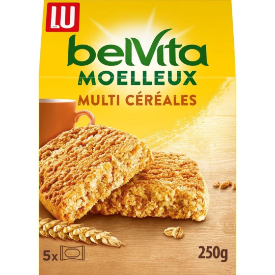 MOELLEUX MULTI CEREALES BELVITA 250G