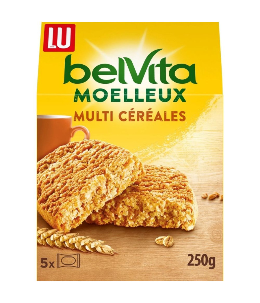 MOELLEUX MULTI CEREALES BELVITA 250G