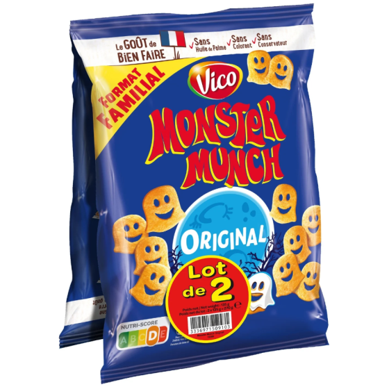 BISCUIT SALE MONSTER MUNCH 2 X 135G