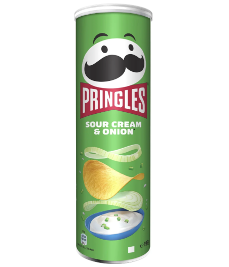 SOUR CREAM & ONION PRINGLES 195G