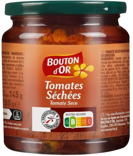 TOMATES SECHEES BOUTON D'OR 280G