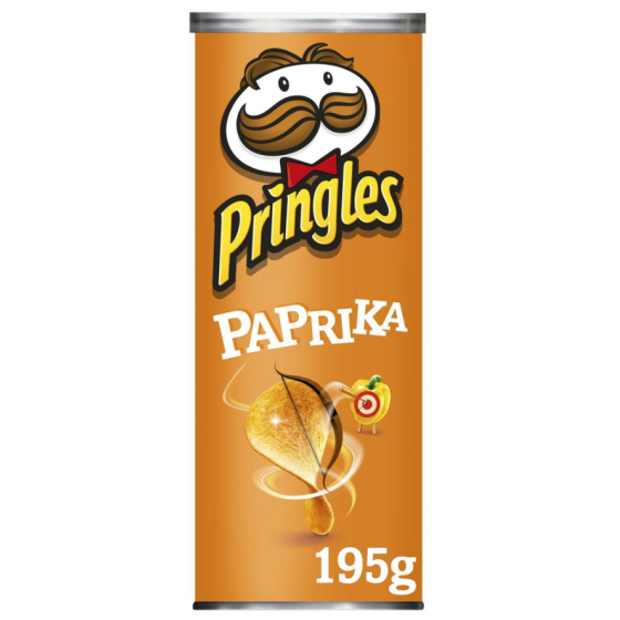 CHIPS SWEET PAPRIKA PRINGLES 195G