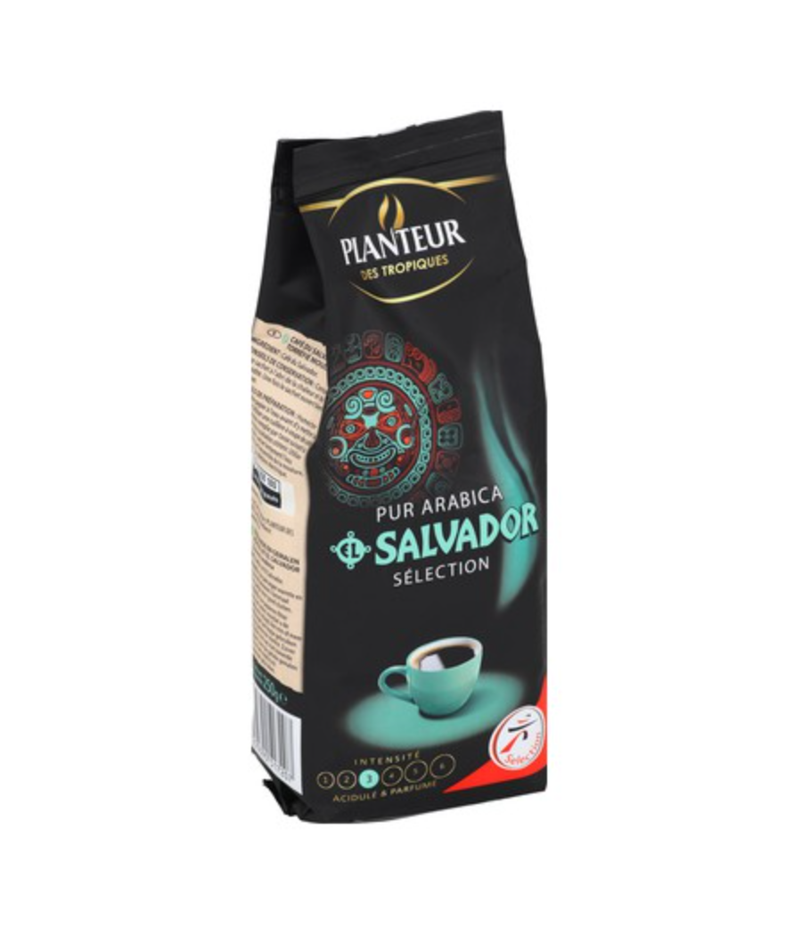 DOSETTES PLANTEUR DES TROPIQUES PUR ARABICA SELECTION SALVADOR 250G
