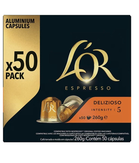 ESPRESSO DELIZIOSO 5 52 G 10 CAPSULES