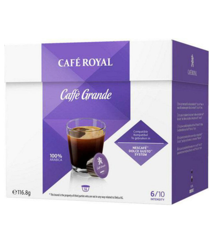 CAFFE GRANDE COMPATIBLE DOLCE GUSTO CAFE ROYAL, 16 CAPSULES 160ML