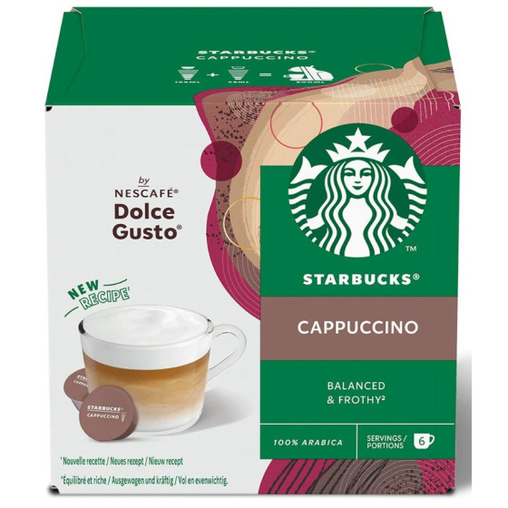 STARBUCKS BY NESCAFE DOLCE GUSTO CAPPUCCINO 120G 120 G