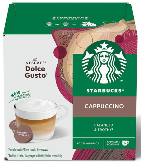 STARBUCKS BY NESCAFE DOLCE GUSTO CAPPUCCINO 120G 120 G
