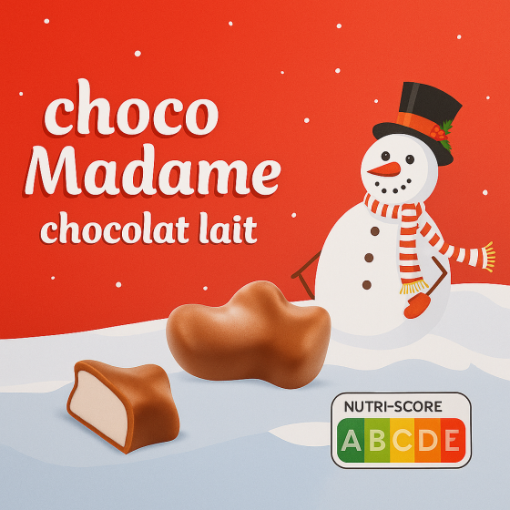 GUIMAUVES CHOCOLAT AU LAIT NOEL IVORIA 1KG