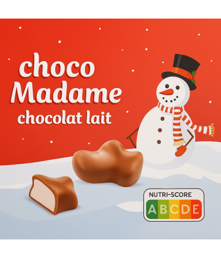 GUIMAUVES CHOCOLAT AU LAIT NOEL IVORIA 1KG