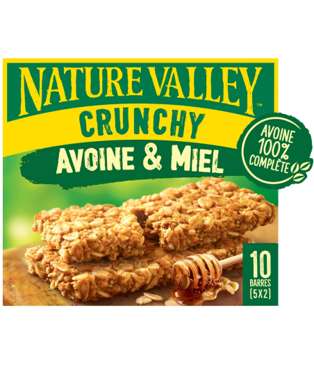 BARRE CRUNCHY AVOINE ET MIEL NATURE VALLEY 42G