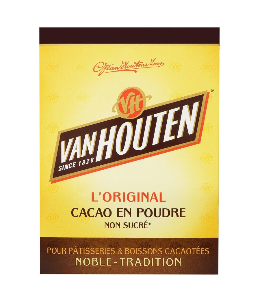 CACAO EN POUDRE NON SUCRE VANHOUTEN 255G
