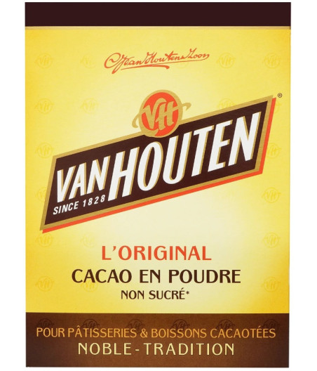CACAO EN POUDRE NON SUCRE VANHOUTEN 255G