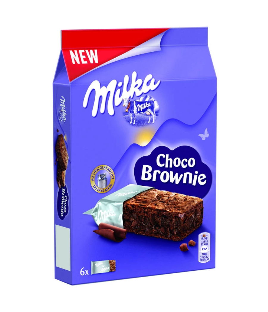 CHOCO BROWNIE MILKA 180G