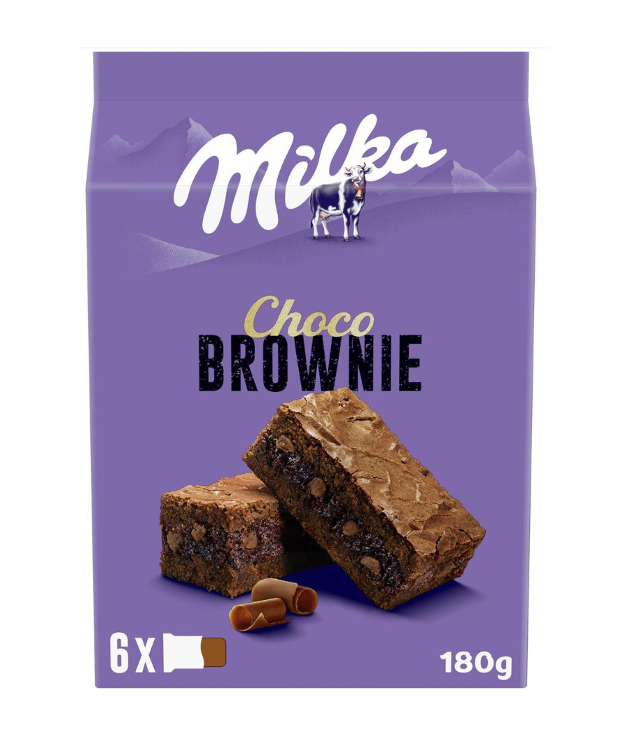 CHOCO BROWNIE MILKA 180G