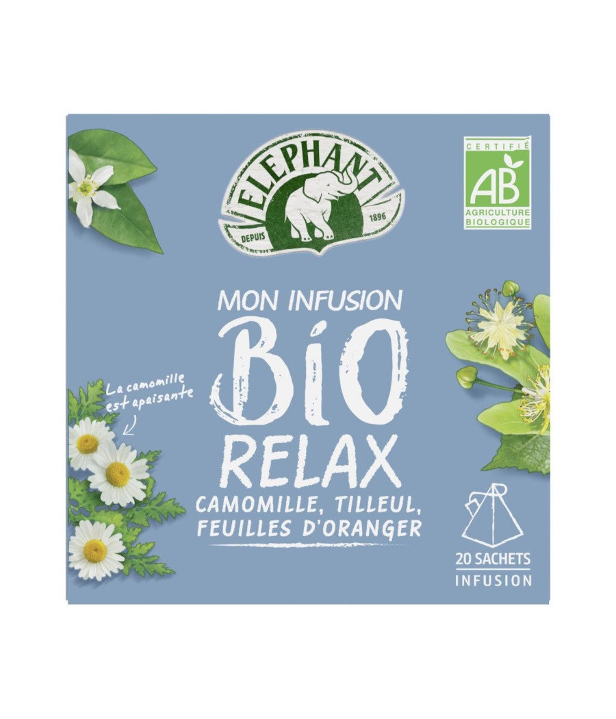 INFUSION BIO RELAX ELEPHANT 20 SACHETS 26G
