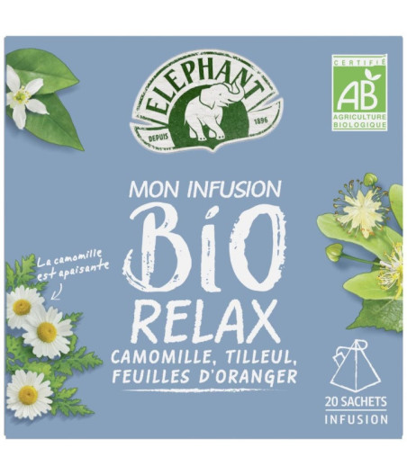 INFUSION BIO RELAX ELEPHANT 20 SACHETS 26G
