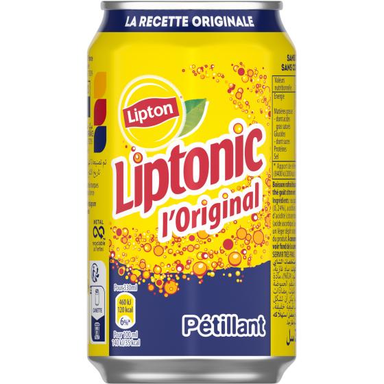 BOISSON LIPTONIC L'ORIGINAL PETILLANT LIPTON 33CL
