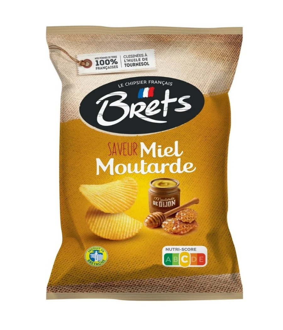 CHIPS SAVEUR MIEL MOUTARDE BRETS 125G