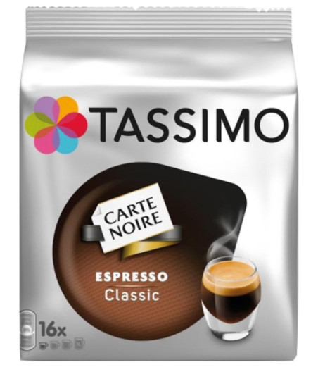 DOSETTES DE CAFE ESPRESSO CLASSIC 16 CAPSULES