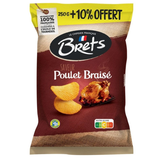 CHIPS SAVEUR POULET BRAISE 275G