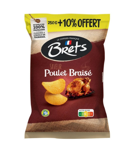 CHIPS SAVEUR POULET BRAISE 275G