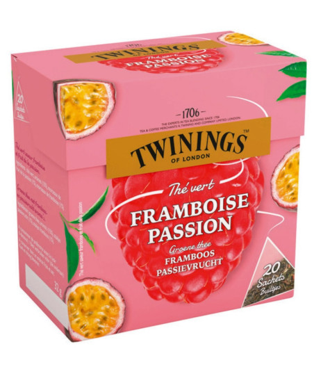 THE VERT FRAMBOISE PASSION 32G 20 SACHETS