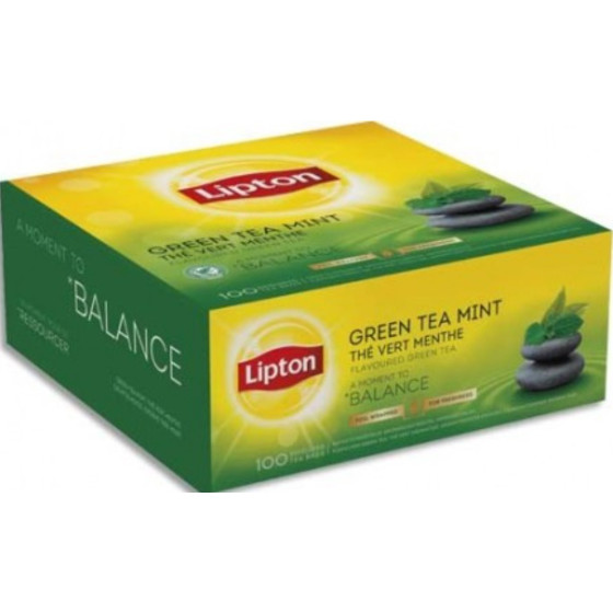 THE VERT MENTHE LIPTON  100 SACHETS 160G