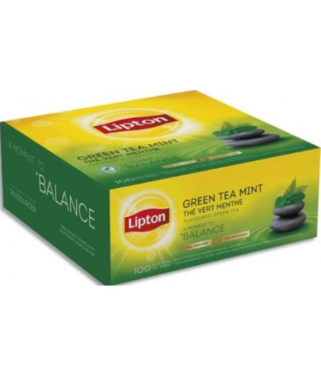 THE VERT MENTHE LIPTON  100 SACHETS 160G