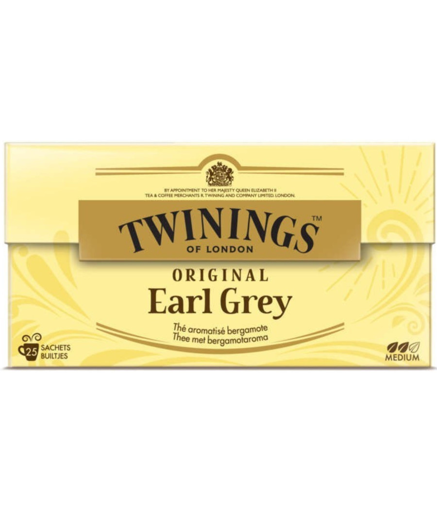 THE NOIR TWININGS EARL GREY 25 SACHETS 50G