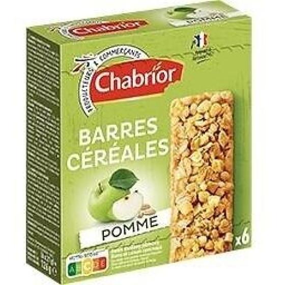 BARRES CEREALIERES A LA POMME X6 - 125 G 126 G
