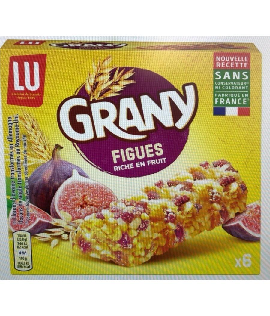 BARRE CEREALIERE A LA FIGUE, AROMATISEE GRANY 125G