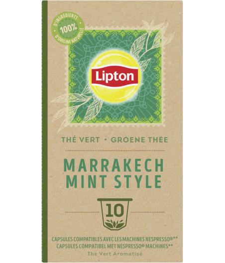 CAPSULES NESPRESSO THE VERT MARRAKECH MENTHE LIPTON 25G