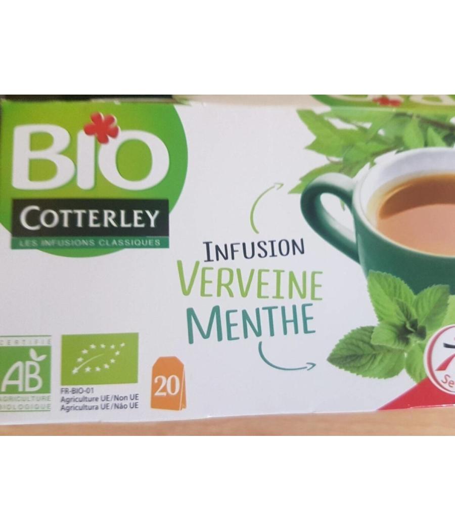INFUSION VERVEINE MENTHE COTTERLEY 20X 30G