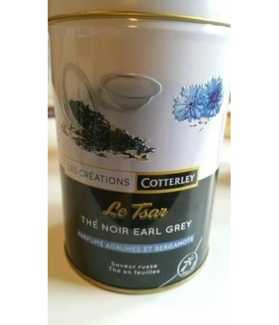 LE TSAR THE NOIR EARLY GREY COTTERLEY 100G